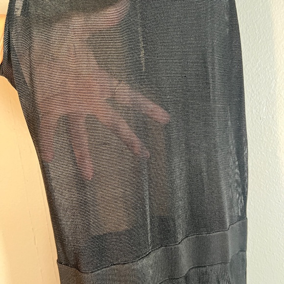 RARE ALC Lena Dress Black Mesh Knit - Picture 4 of 9